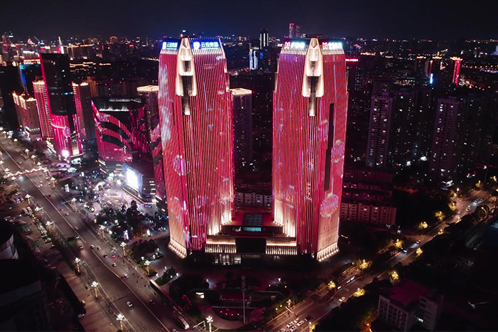 這棟寫字樓的亮化，原來是這樣實現(xiàn)的？