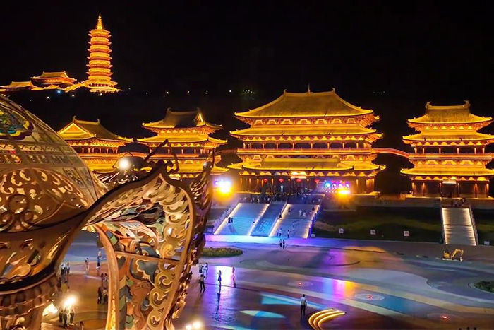 景區(qū)古建筑外墻亮化