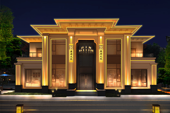 別墅外墻亮化工程應(yīng)該怎么做？有哪些設(shè)計技巧？